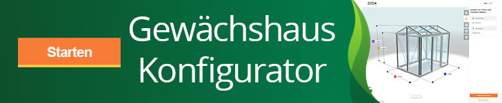 Gewächshaus Konfigurator Banner