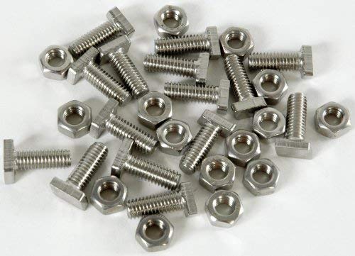 20 Stück Edelstahl Hammerkopfschrauben inkl. Mutter