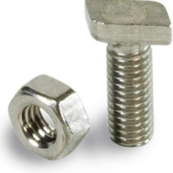 20 Stück Edelstahl Hammerkopfschrauben inkl. Mutter