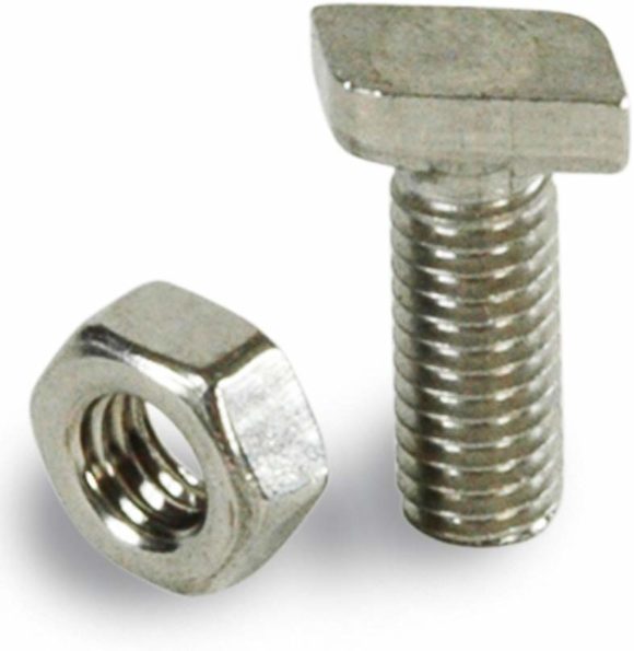 20 Stück Edelstahl Hammerkopfschrauben inkl. Mutter