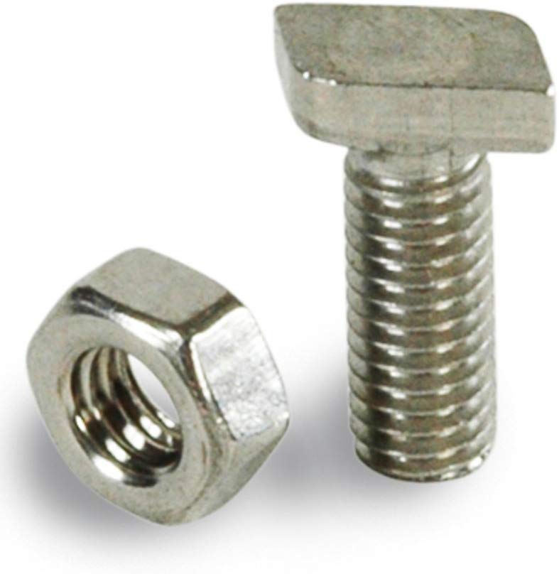 20 Stück Edelstahl Hammerkopfschrauben inkl. Mutter