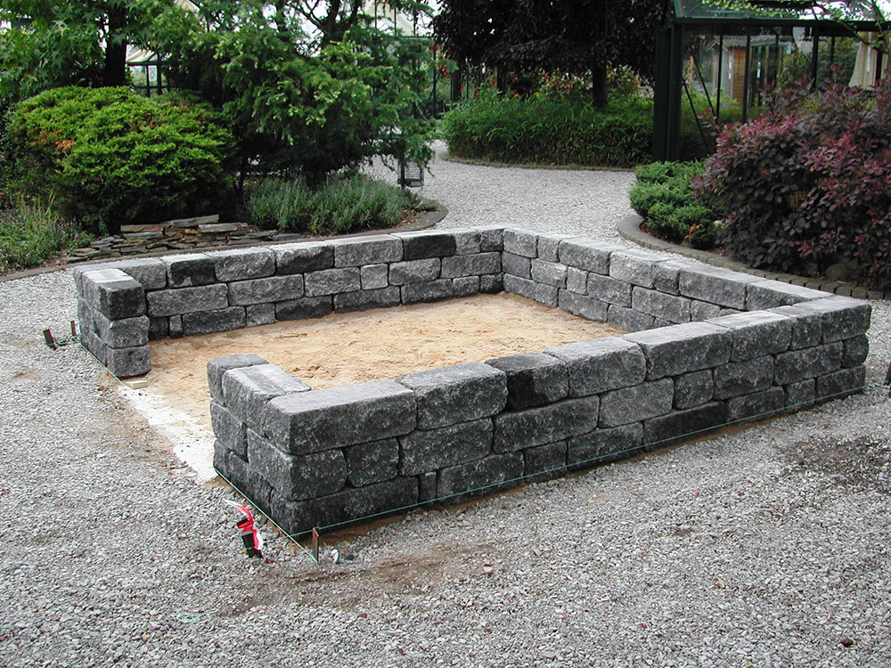 Mauergewaechshaus Fundament 2