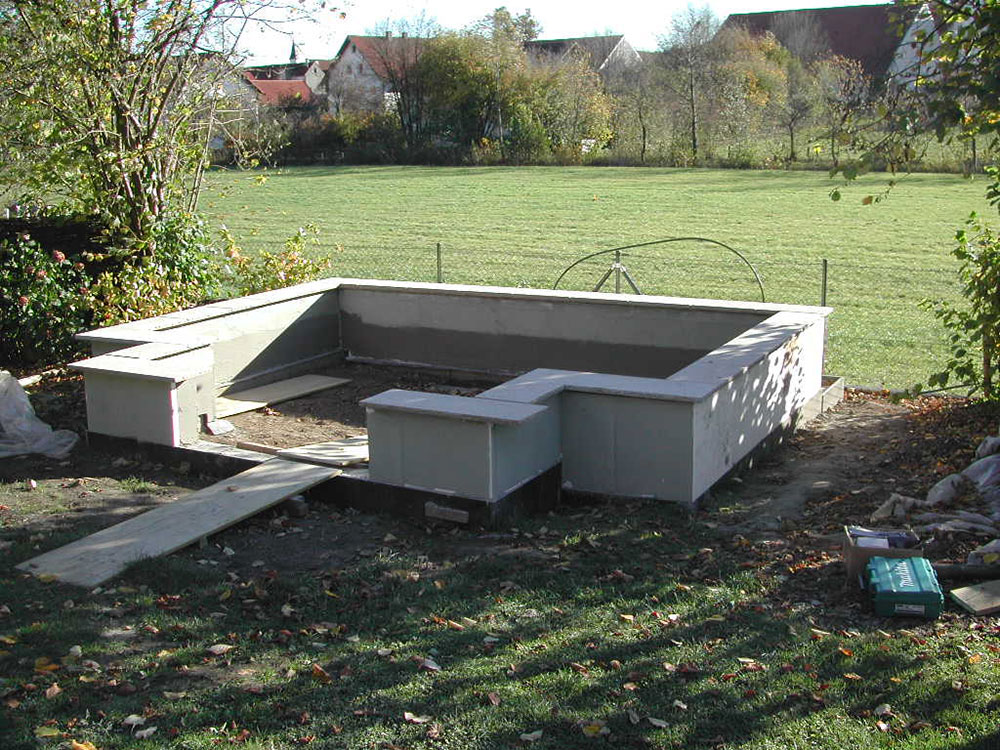 Mauergewaechshaus Fundament 4