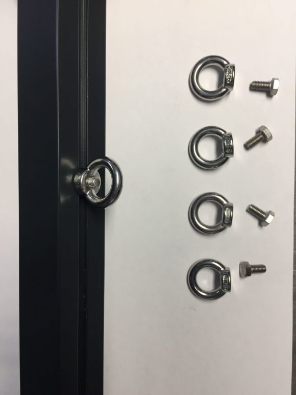 Set Befestigungsösen (10 Stück inkl. Muttern)