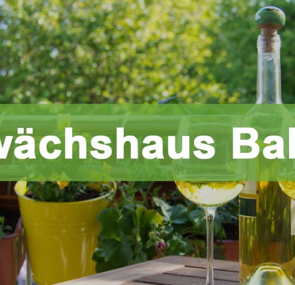 Gewächshaus auf dem Balkon