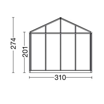 Viktorianisches Gewächshaus (Promo pulverbeschichtet PP34) – Bild 10