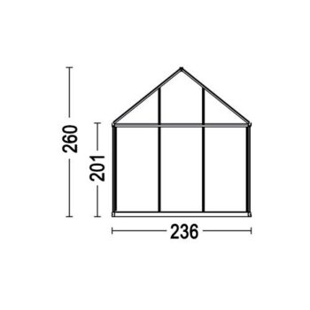 Viktorianisches Gewächshaus (Promo pulverbeschichtet PP24) – Bild 6