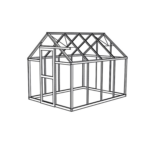 Viktorianisches Gewächshaus (Junior unbeschichtet JU24)