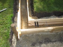 Ein Gewächshaus entsteht bei Hans Schindlbeck Durchfuehrung fuer Wasser und ggf Strom Durchfuehrung fuer Wasser und ggf Strom