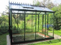 Ein Gewächshaus entsteht bei Hans Schindlbeck das Gewaechshau steht das Gewaechshau steht