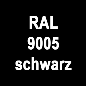 RAL 9005 schwarz